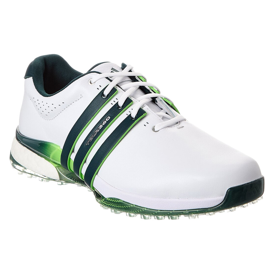 Adidas Men's Tour360 2025 Boost Leather Waterproof Spikeless Golf Shoes