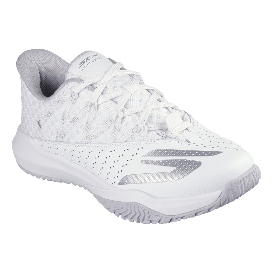 Skechers ストラップ式ホワイトスパイク Skechers Women's Viper Court Rally Pickleball Sneaker - GolfEtail.com
