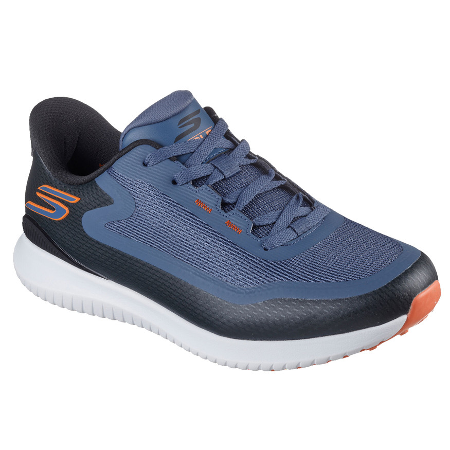 SKECHERS GO GOLF ネイビー メンズシューズ 28cm Skechers GOgolf Men's Flight Slip-In Spikeless Golf Shoe