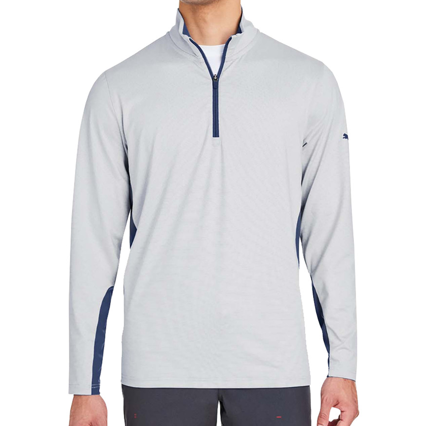 ウェア masa PUMA Golf Men's Mesa 1/4-Zip Performance Pullover - Moisture
