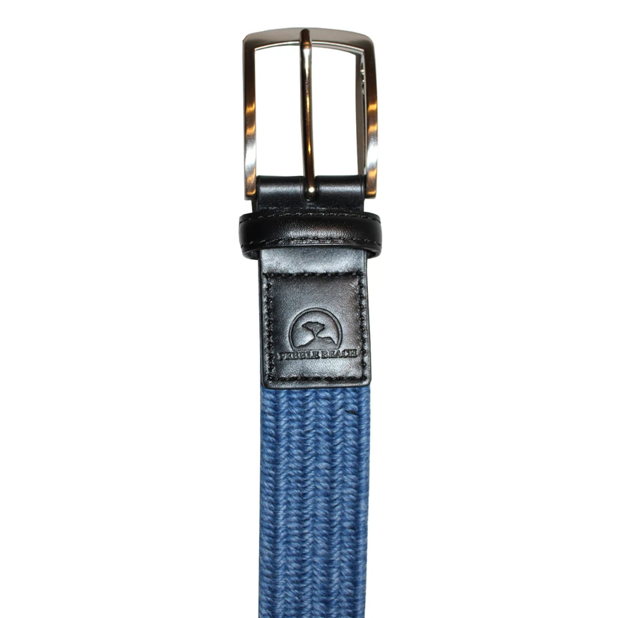 Pebble Beach Men's Heather Braided Stretch Fit Golf Belt – Flexible, Stylish Comfort