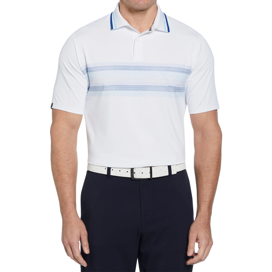 Callaway Golf Men's Engineered Roadmap Chevron Print Polo
