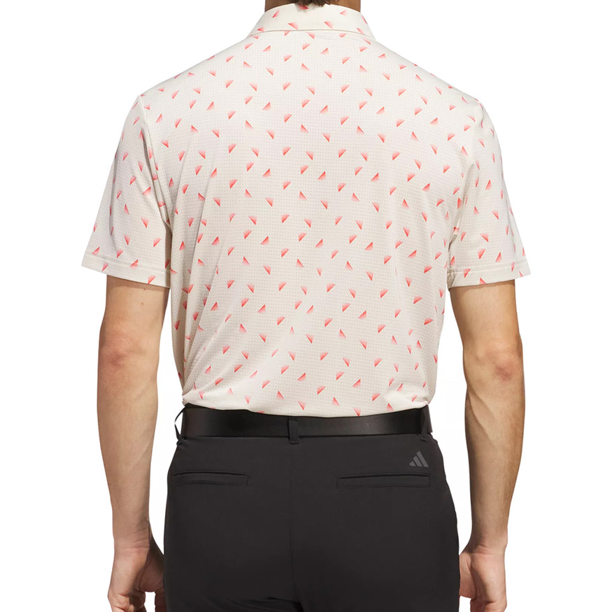 Adidas Ultimate365 Printed Mesh Polo Golf Shirt