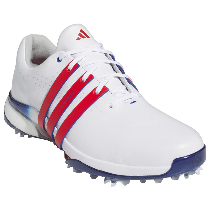 Adidas Men's Tour360 2024 Boost Leather Waterproof Golf Shoes
