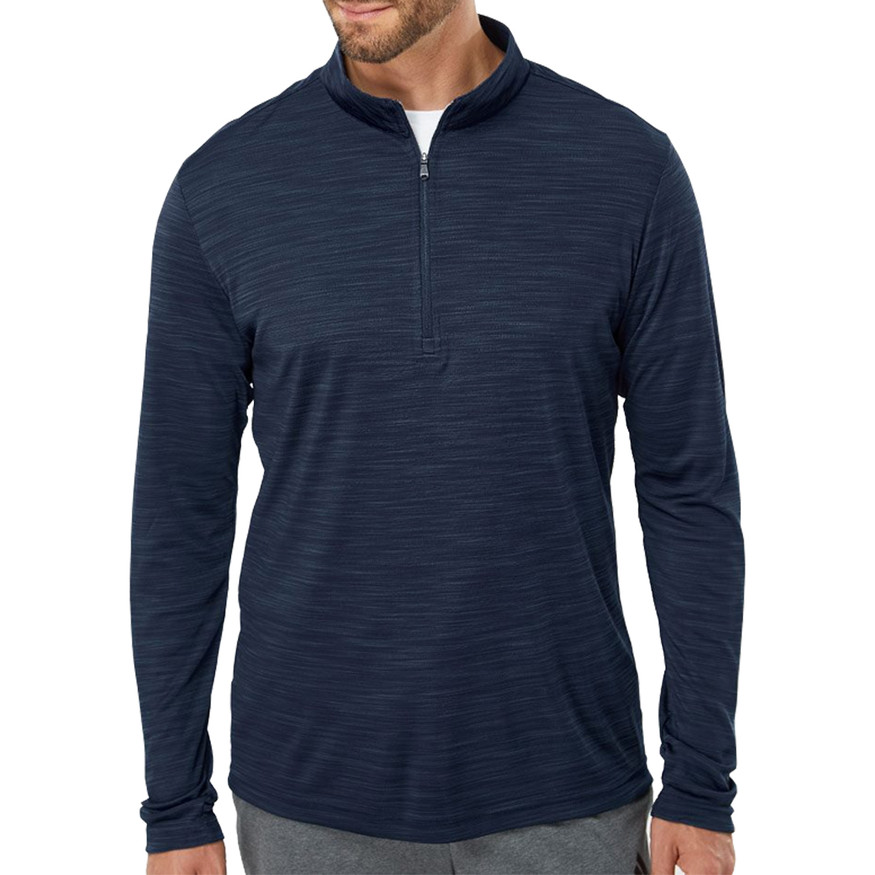 Adidas Golf Men's Lightweight Melange 1/4-Zip Pullover Top