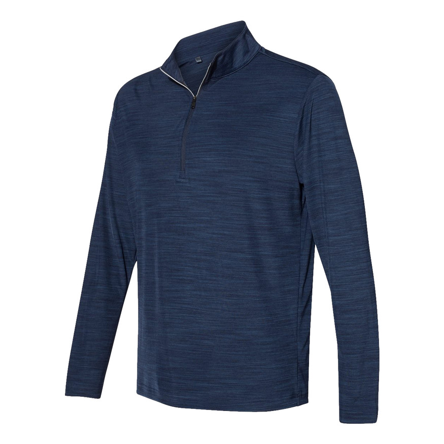 Adidas Golf Men's Lightweight Melange 1/4-Zip Pullover Top