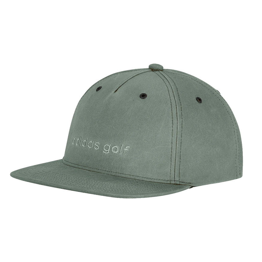 Adidas Golf Waxed Canvas Adjustable Back Strap Hat - GolfEtail.com
