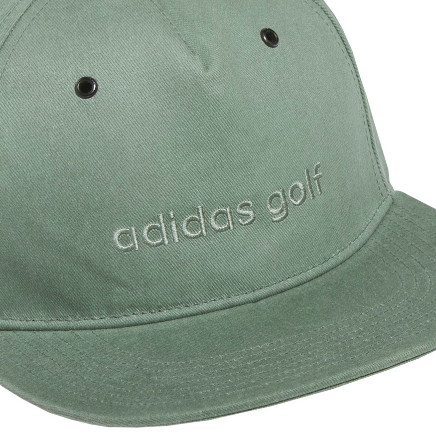 Adidas Golf Waxed Canvas Adjustable Back Strap Hat - GolfEtail.com