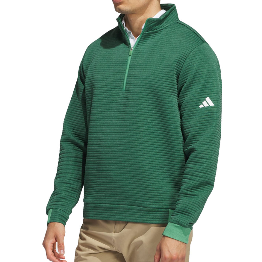 Adidas Golf Ultimate365 DWR Textured Quarter-Zip Pullover