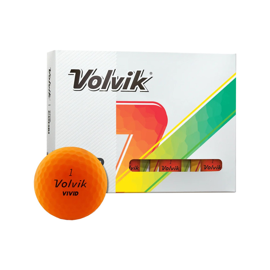 Volvik 2024 Vivid Matte Finish Golf Balls (12 Balls - New - Retail