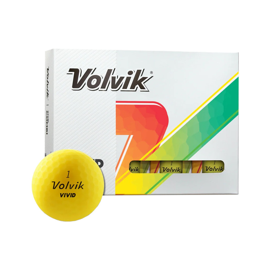 Volvik 2024 Vivid Matte Finish Golf Balls (12 Balls - New - Retail