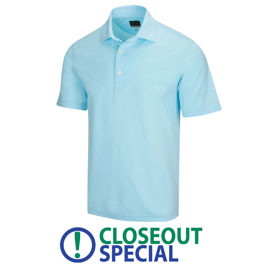 Greg Norman Freedom Micro Pique Stretch Polo Golf Shirt