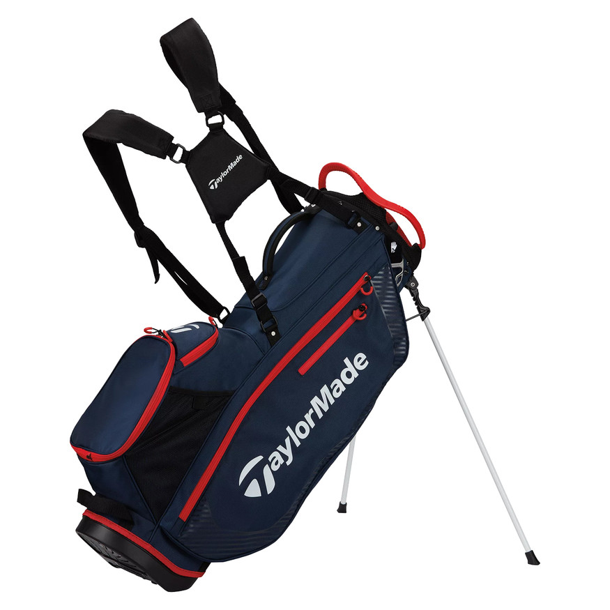 TaylorMade スタンドバッグ ネイビー/レッド TaylorMade Golf 2023 Pro Stand Bag - GolfEtail.com