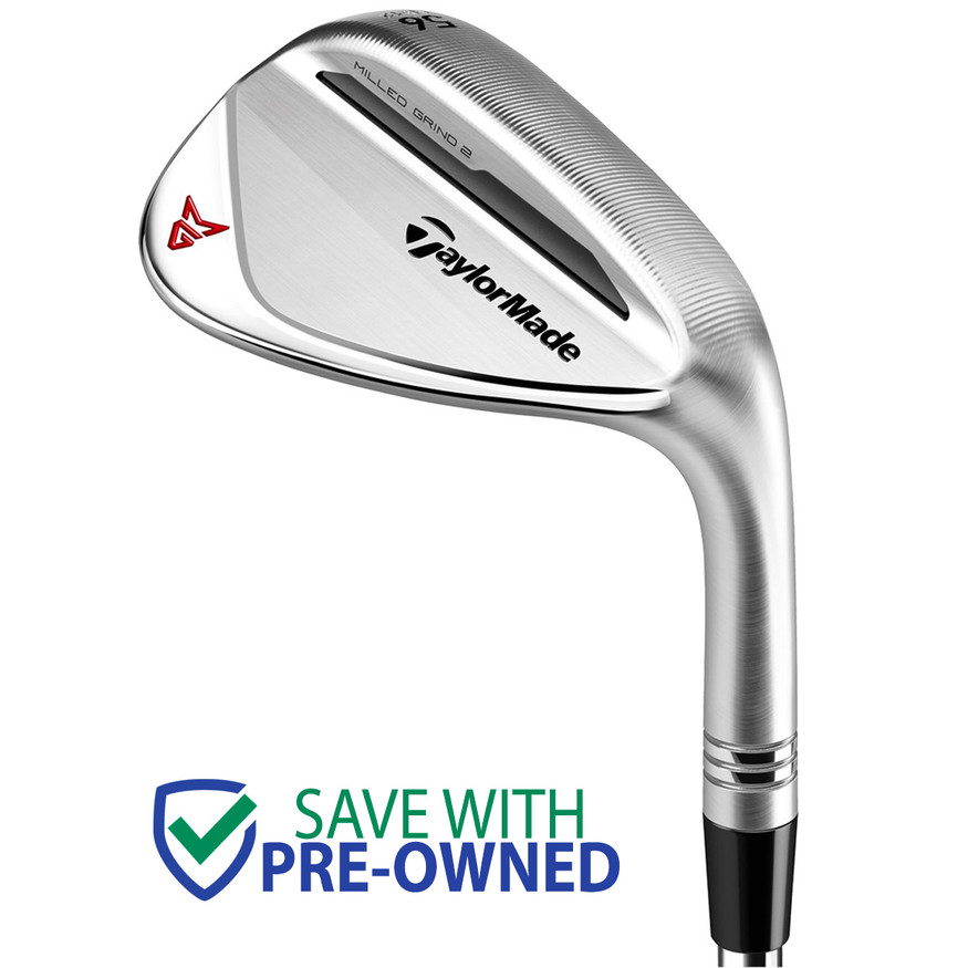 TaylorMade Golf Milled Grind 2 Chrome Wedge, Pre-Owned