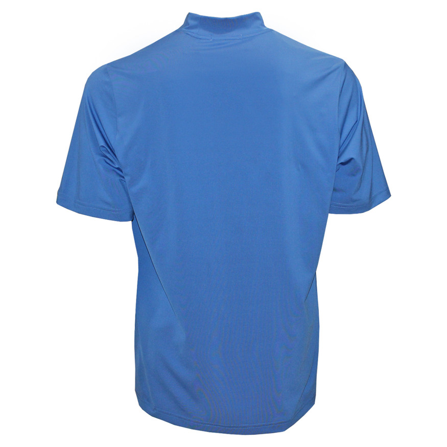 Ashworth Short Sleeve Mockneck Golf Shirt – Performance Stretch & Breathable Comfort