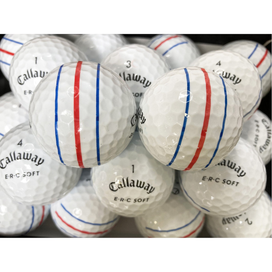 Callaway ERC Soft Triple Track Logo Overrun Golf Balls (12 Balls - New - Bulk Package)