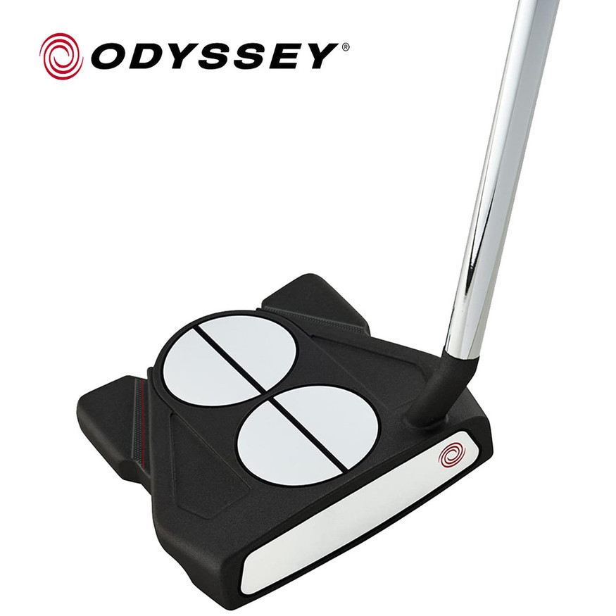 Odyssey Golf 2022 Lined Ten 2-Ball Slant Neck Mallet Putter