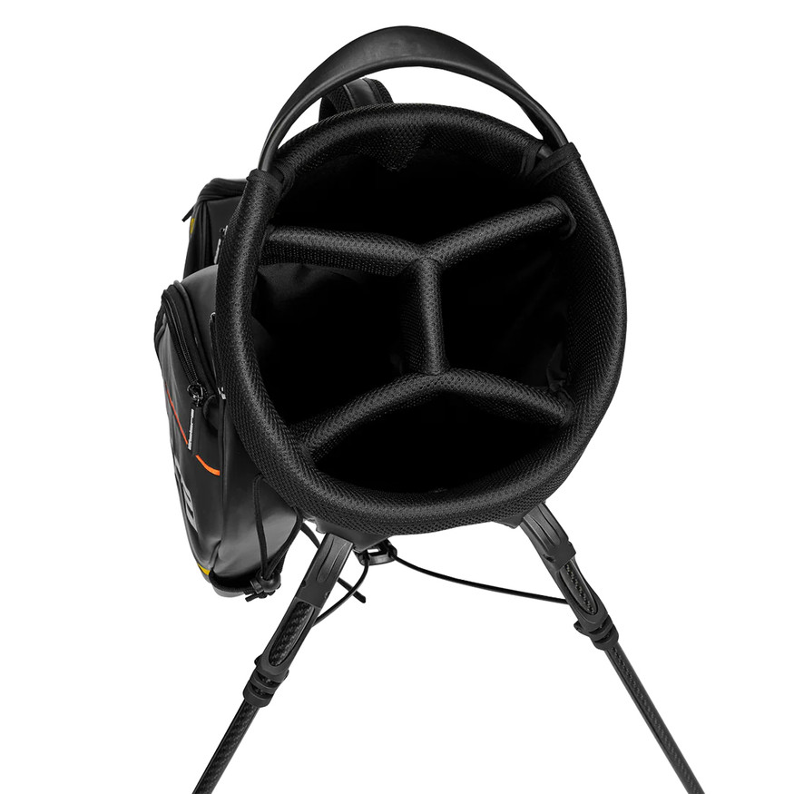 Cobra x Vessel LTDX Tour Stand Golf Bag, Black/ White/ Yellow