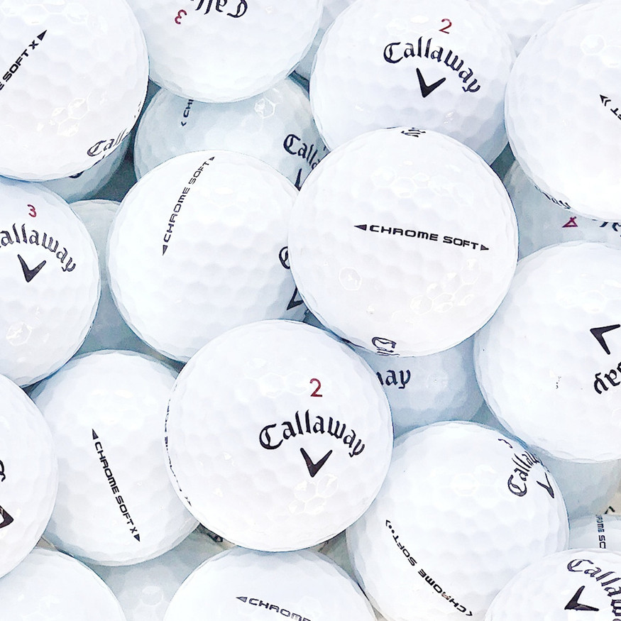 Callaway Chrome Soft Golf Balls, 3 Dozen (Refinished / Mint)