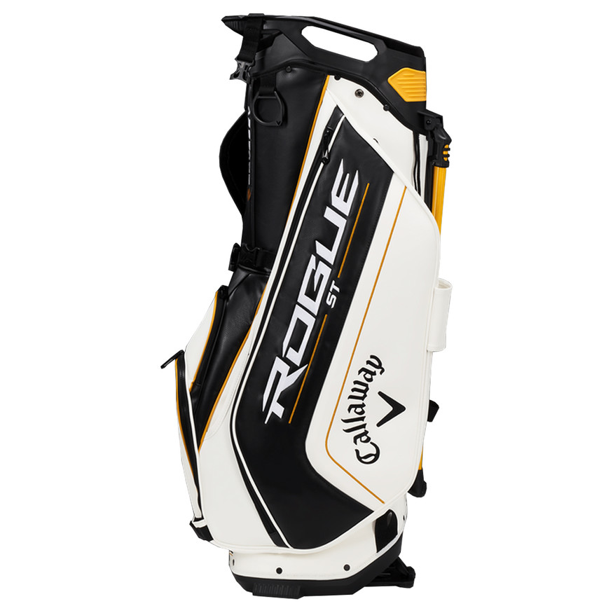Callaway Golf Rogue ST Single Strap Staff Stand Bag, White/ Black