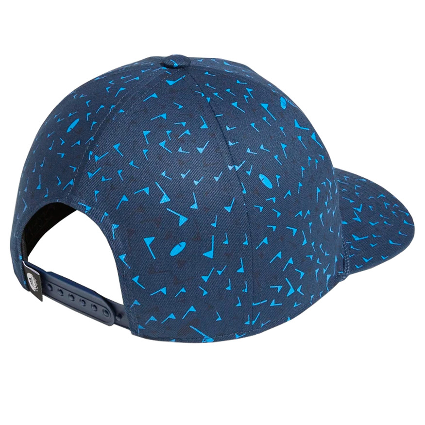 Adidas Golf Players Flag Print Adjustable Snapback Hat
