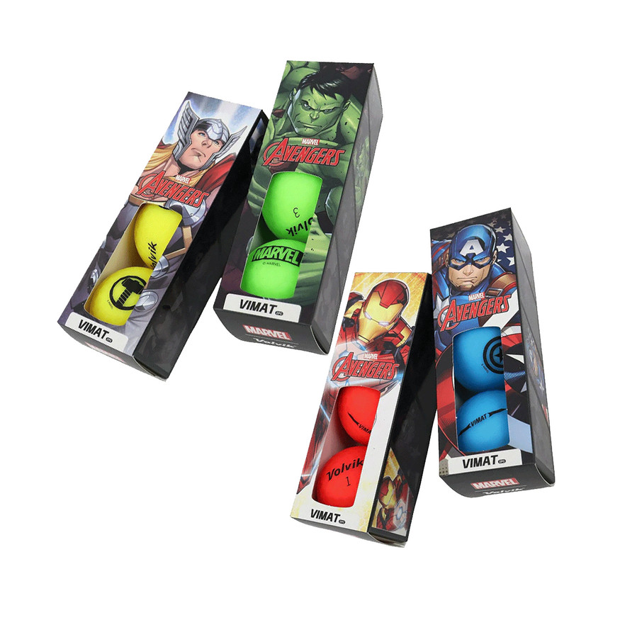 Volvik Vimat Soft Marvel Avengers Golf Balls (1 Dozen) - GolfEtail.com