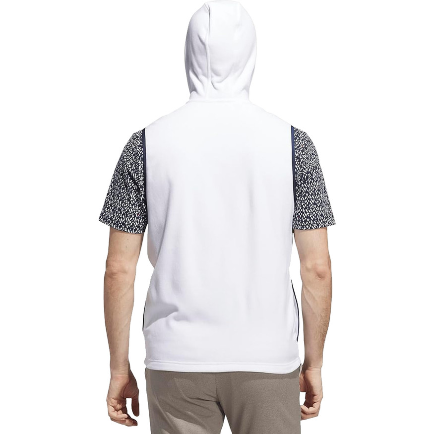 Adidas Ultimate365 Golf Fleece Hooded Vest - Men's Full-Zip