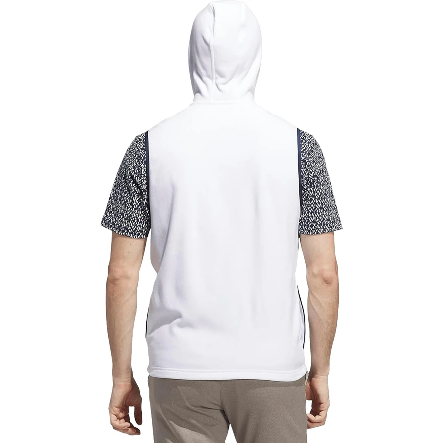 Adidas Ultimate365 Golf Fleece Hooded Vest - Men's Full-Zip Performance Layer