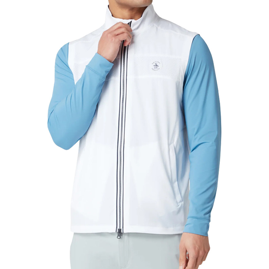 Original Penguin Men's Heritage Lightweight Packable Golf Vest