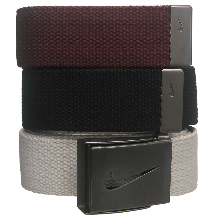 nike golf belt 3 pack