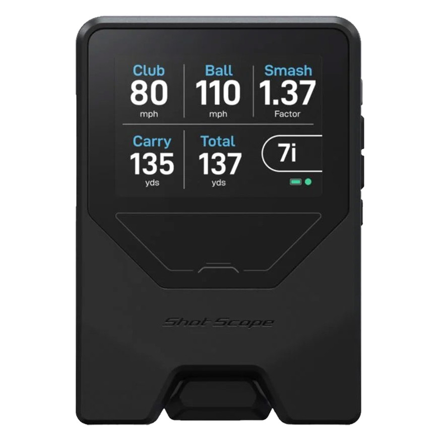 Shot Scope Golf LM1 Portable Launch Monitor – Accurate Swing & Shot Tracking Device