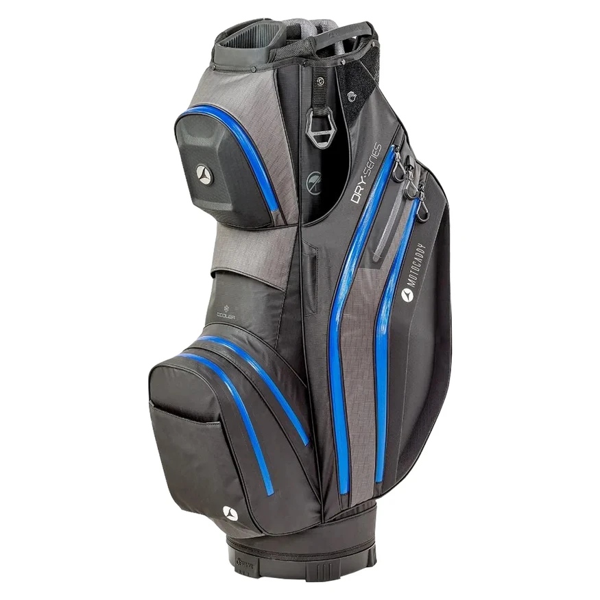Motocaddy Dry-Series 14-Way Waterproof Cart Golf Bag – Lightweight, Full-Length Dividers, Rain Hood Included