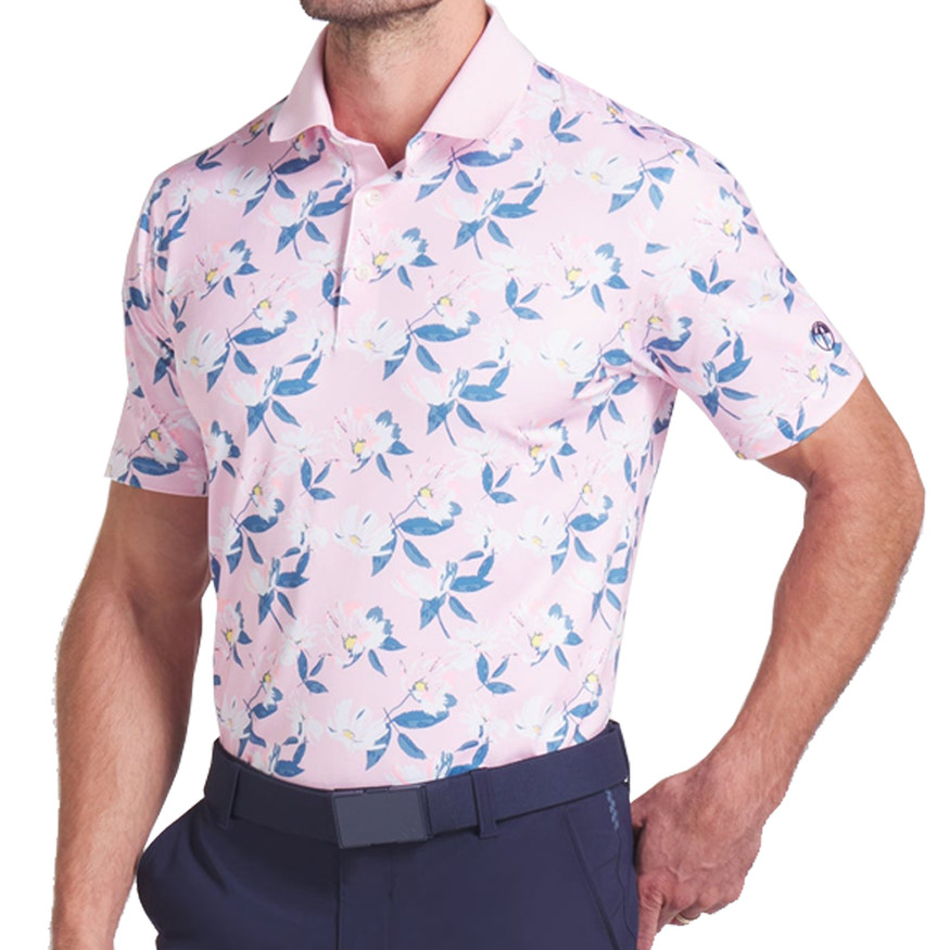 PUMA Golf Men's Arnold Palmer “Spring Florals” Polo Shirt