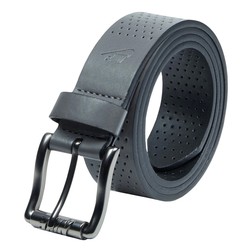 Nike Men's Perforated Leather Golf Belt with Roller Buckle