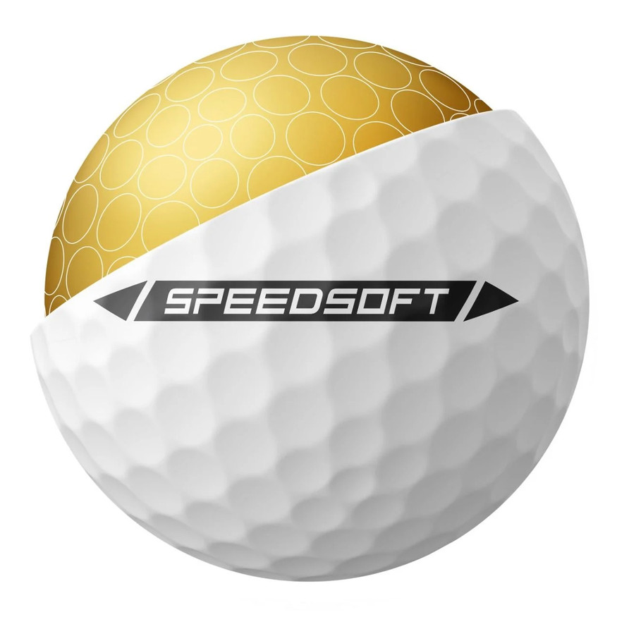 TaylorMade SpeedSoft Golf Balls (12 Balls - New - In Retail Package)