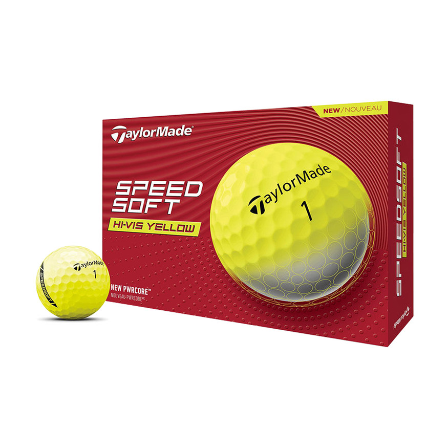 TaylorMade SpeedSoft Golf Balls (12 Balls - New - In Retail Package)