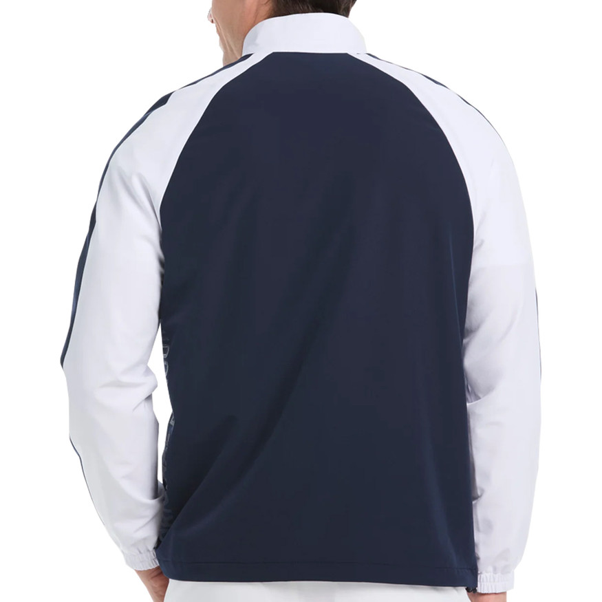 Original Penguin Men's Quarter Zip Color Block Golf Jacket - Golf