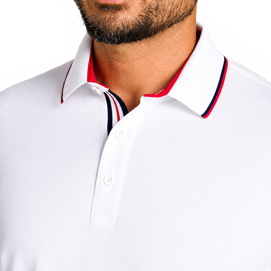 PUMA Golf Men's X VA Tipped Volition Polo Golf Shirt