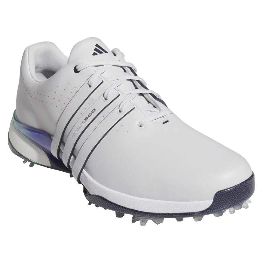 Adidas Tour 360 II White Leather Spiked Golf Shoes Mens 11.5 adidas Men main image 4