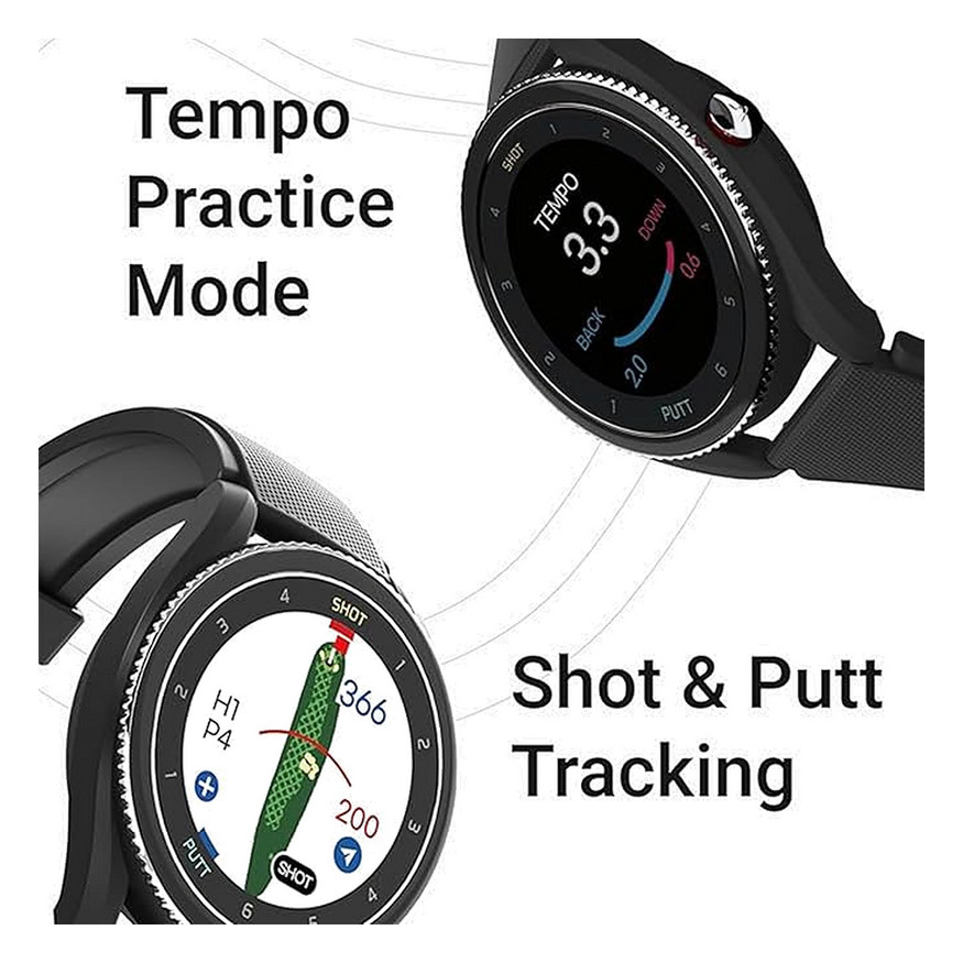 Voice Caddie T9 Golf GPS Watch with Green Undulation