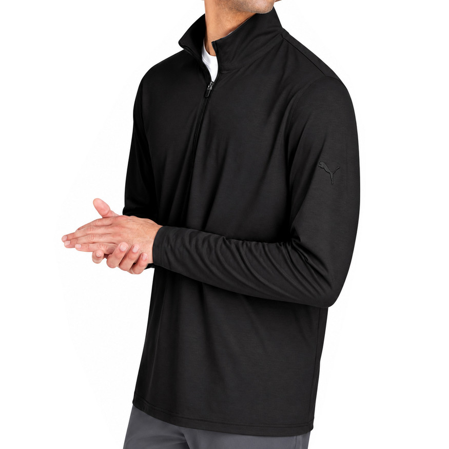 PUMA Golf Men's PG400 Bandon Quarter-Zip Pullover - GolfEtail.com
