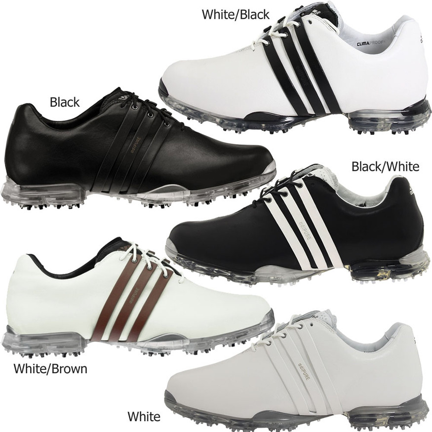 adidas adipure メンズゴルフシューズ Adidas AdiPure Men's Leather Golf Shoe (Factory Blem