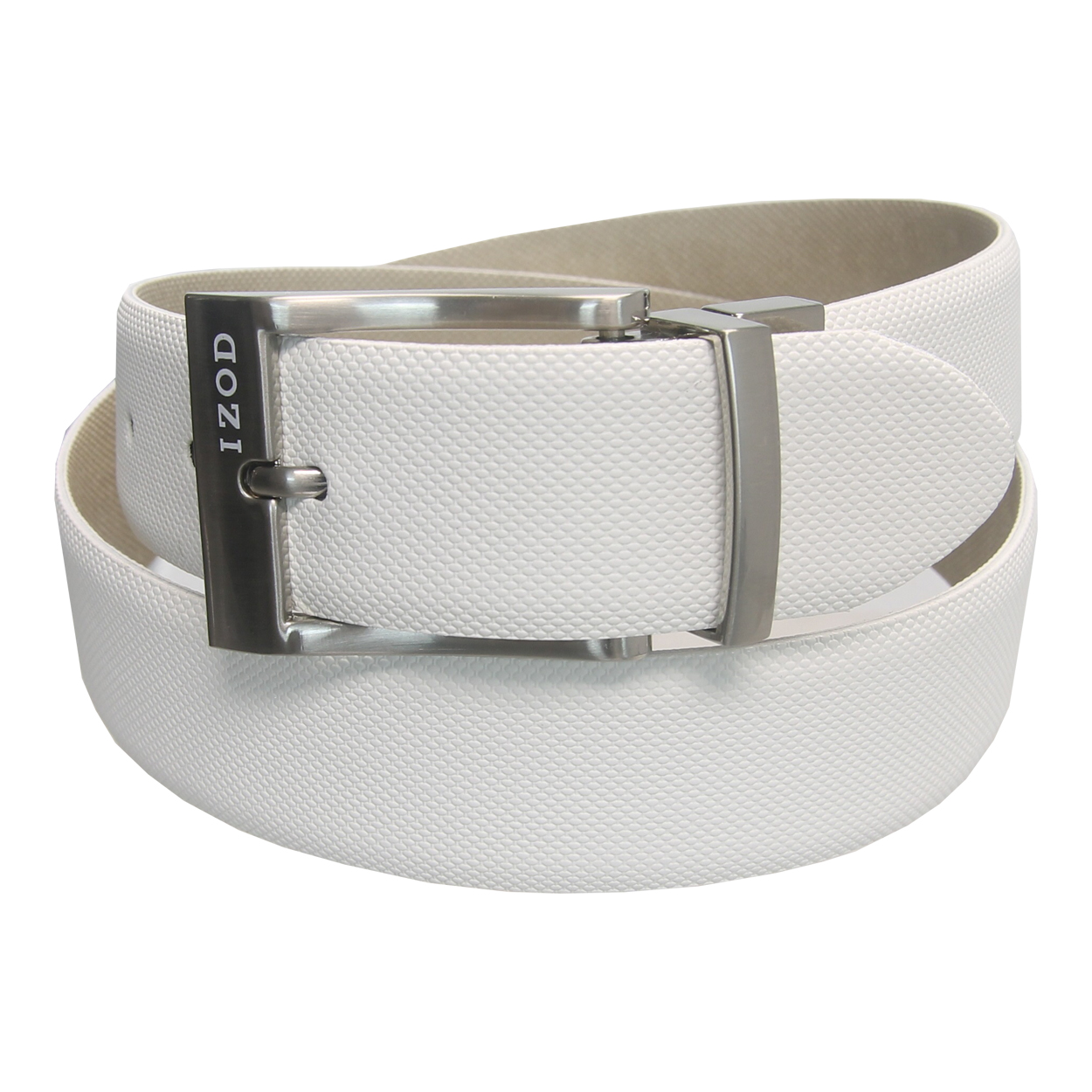 IZOD Men's Reversible Leather Textured Golf Belt - GolfEtail.com