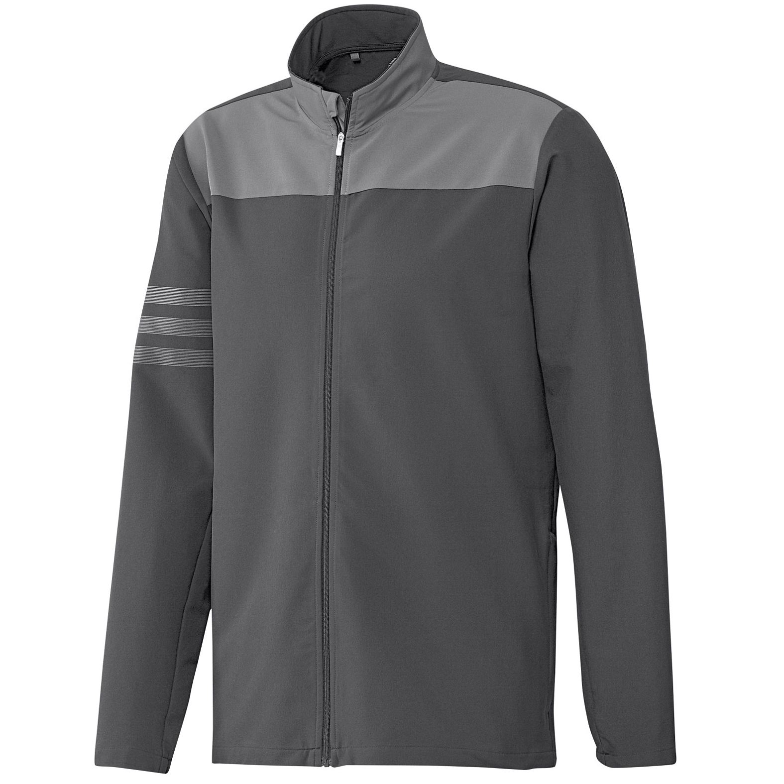 adidasgolf 薄手アウター Adidas Golf Men's Climastorm 3-Stripe Full-Zip Rain Jacket