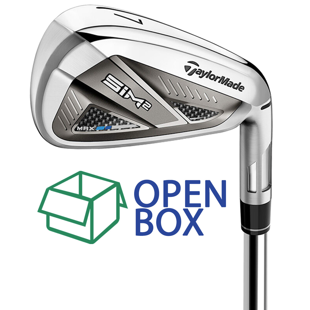 SIM2MAXアイアン TaylorMade SIM2 Max Iron Set (4-AW) - Open Box - GolfEtail.com