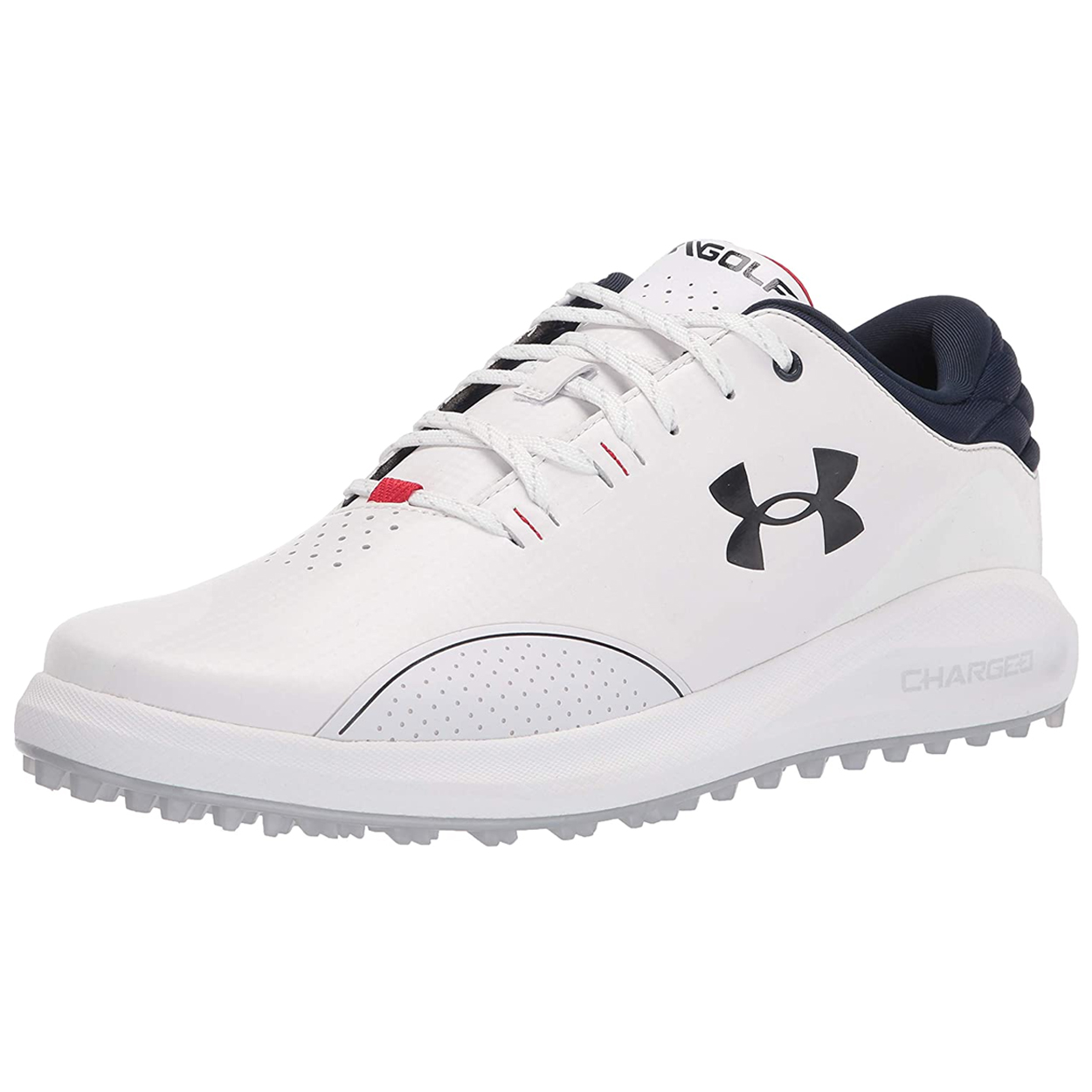 Women's Charged Breathe 2 Knit SL Spikeless Golf Shoe - Grey, UNDER ARMOUR