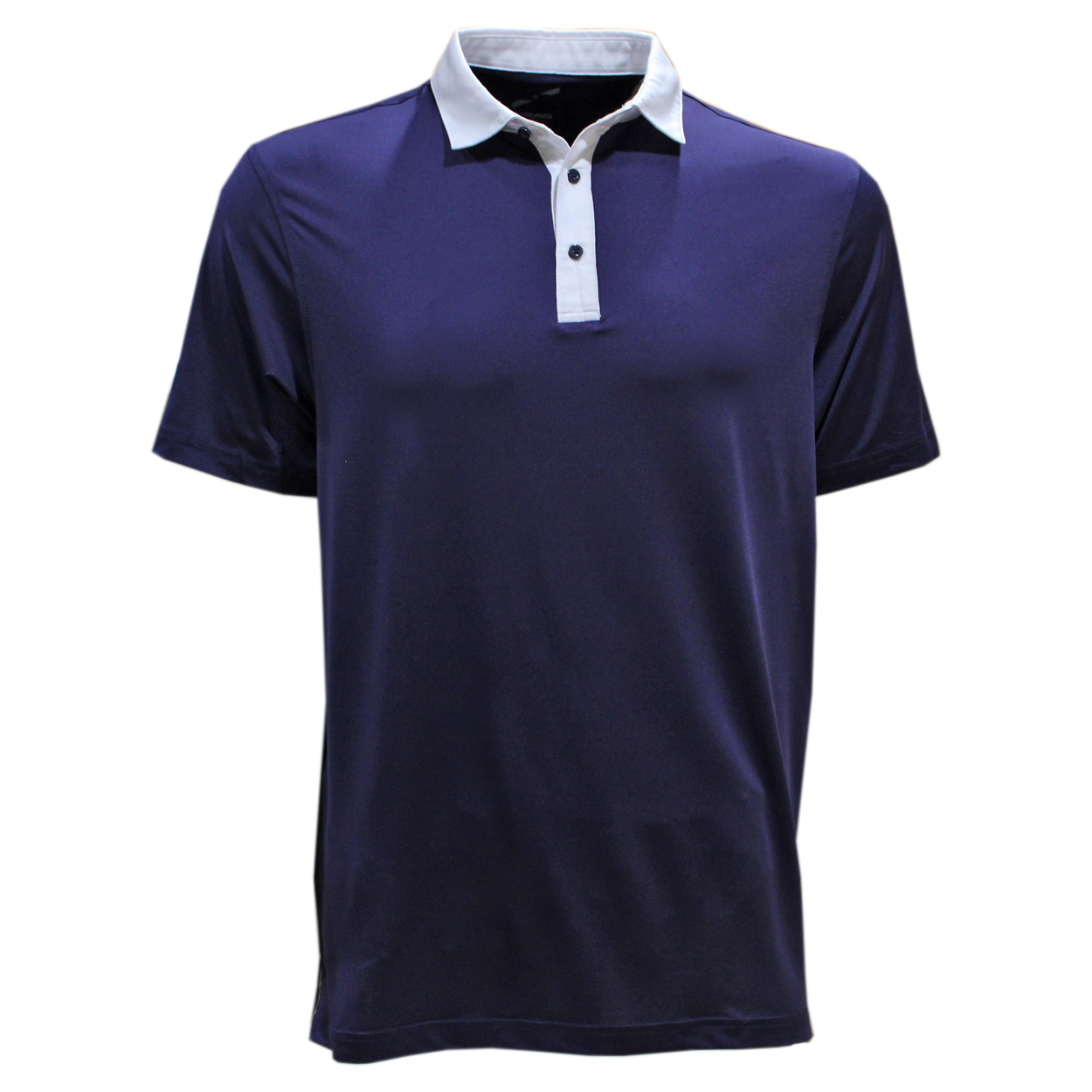 トップス time is on MIX FRONT PANEL POLO NWT MEN'S FULL TURN POLO, SIZE: S, COLOR: PINK/WHITE STRIPED