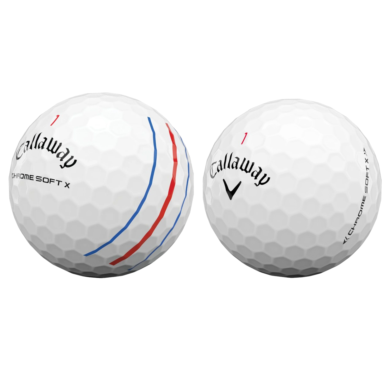 Callaway Chrome Soft X Logo Overrun Golf Balls (2 Dozen in