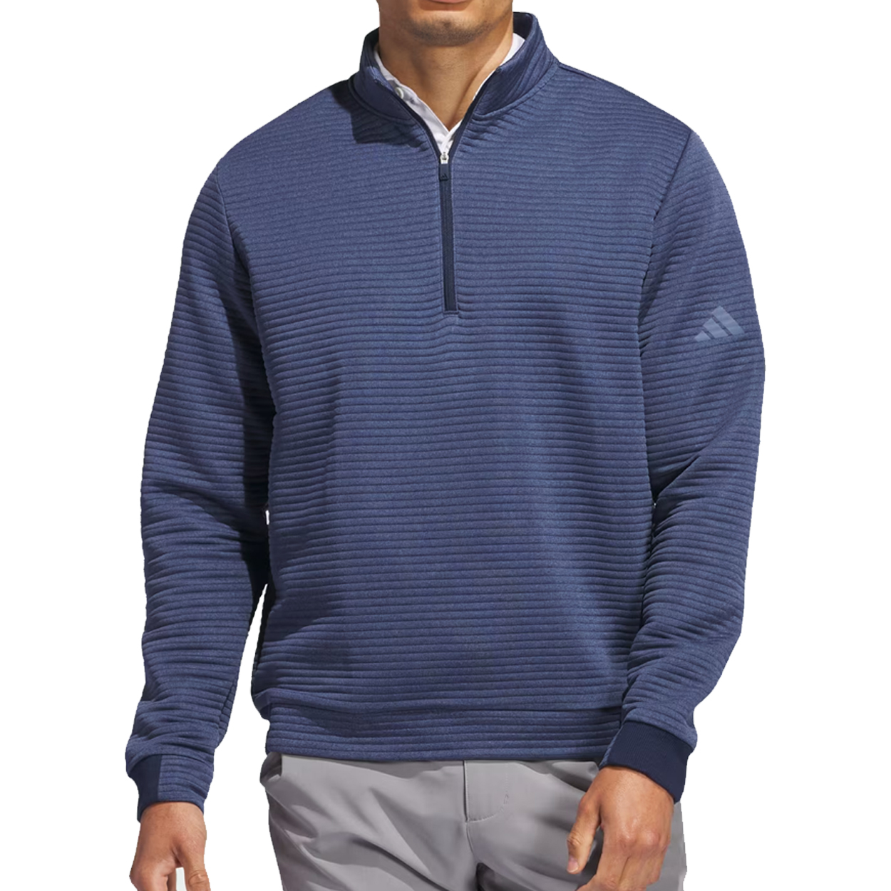 Adidas Golf Ultimate365 DWR Textured Quarter-Zip Pullover