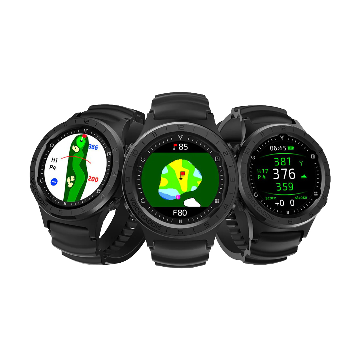 Voice Caddie A3 Hybrid Golf GPS Watch with Slope – Rangefinder 